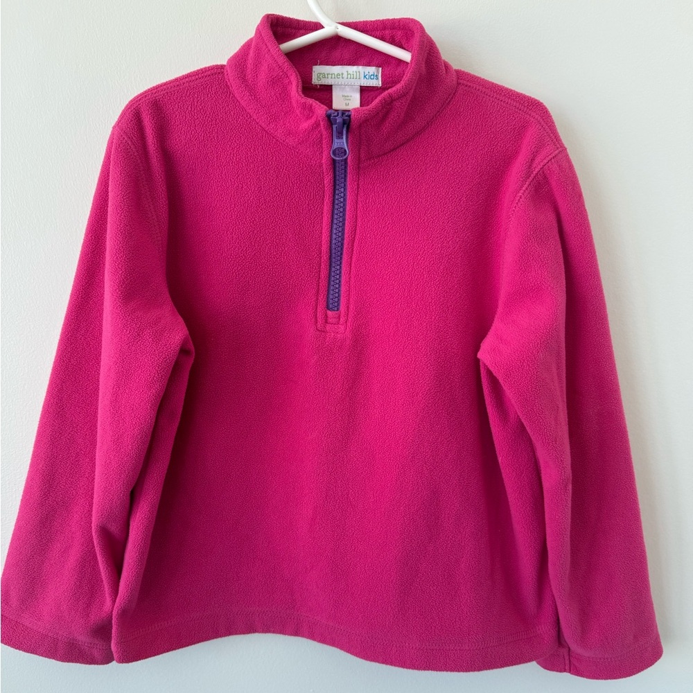 Garnet Hill fleece pullover